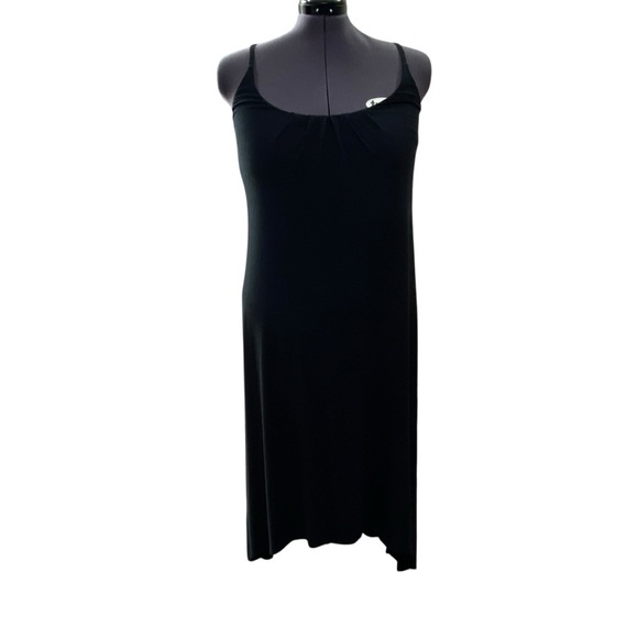 Nicole Miller Dresses & Skirts - Nicole Miller Solid Black Women's size Large Stretchy Soft Sleeveless Maxi Dress